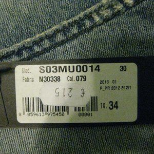 Just Cavalli woman short jeans. Size 34. New with tag.